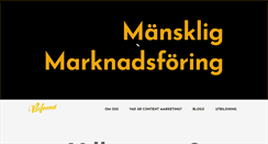 Desktop Screenshot of befound.se